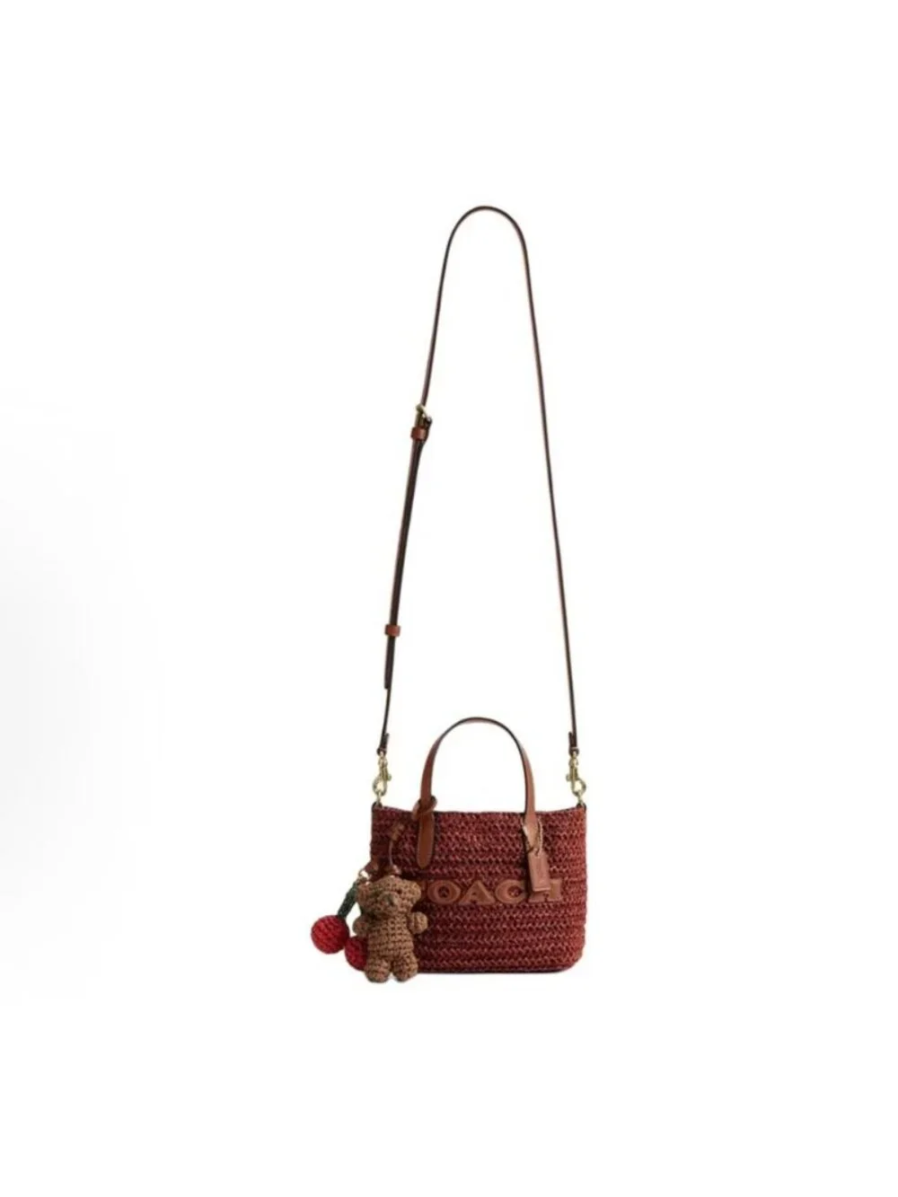coach City Mini Tote Bag With Charms ceu30